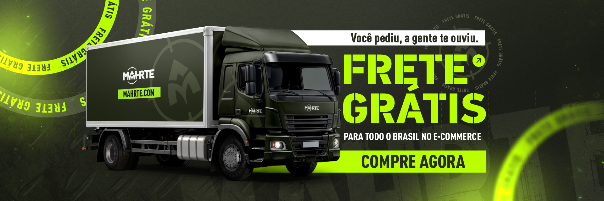 Frete grátis para todo o Brasil