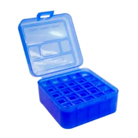 CAIXA SHOTGUN PARA 25 MUNICOES CAL 12GA AZUL