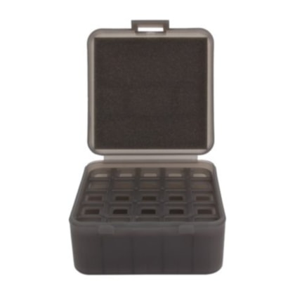 CAIXA SHOTGUN PARA 25 MUNICOES CAL 12GA FUME