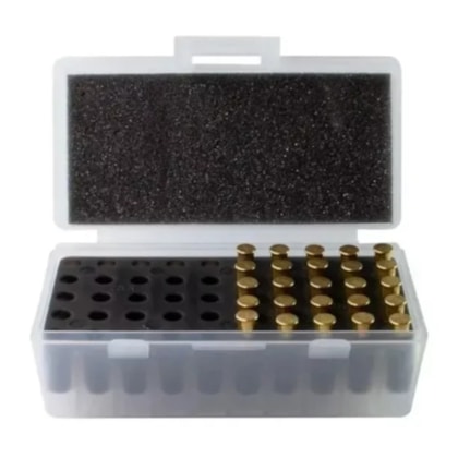 CAIXA SHOTGUN PARA 50 CARTUCHOS CAL 38/357/22 BRANCO