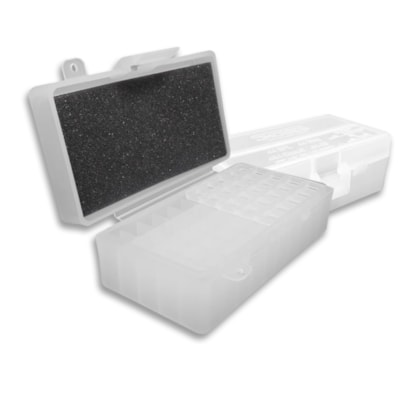 CAIXA SHOTGUN PARA 50 CARTUCHOS CAL 38/357/22 BRANCO