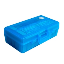 CAIXA SHOTGUN PARA 50 MUNICOES CAL 380 AZUL