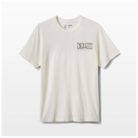 CAMISETA 5.11 MASCULINA SS TIGER CAMO LOCKUP MARSHMALLOW