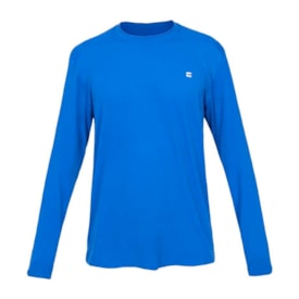 CAMISETA CURTLO ACTIVE FRESH MASCULINA M/L AZUL ROYAL M