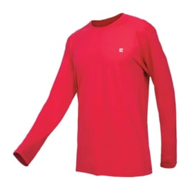 CAMISETA CURTLO ACTIVE FRESH MASCULINA M/L VERMELHA P