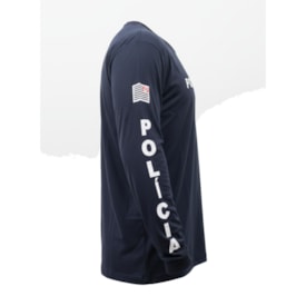 CAMISETA PONTO50 POLICIA DRY LONGA GG POSITIVO