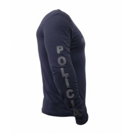 CAMISETA PONTO50 POLICIA SP MASCULINA NEGATIVO_