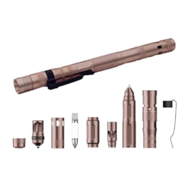 CANETA EAGLE MULTI C/ LANTERNA DE 100 LUMENS ROSA