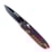 CANIVETE GANZO GZG746-3-RB PRETO E VERMELHO