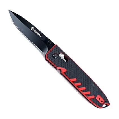 CANIVETE GANZO GZG746-3-RB PRETO E VERMELHO