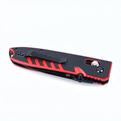 CANIVETE GANZO GZG746-3-RB PRETO E VERMELHO