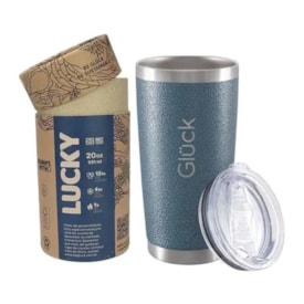 COPO GLUCK LESS TALK MORE FISHING 591ML AZUL MARTELO_