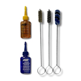 KIT LIMPEZA LH ESCOVAS ARMA CURTA 38_380_9MM_357_