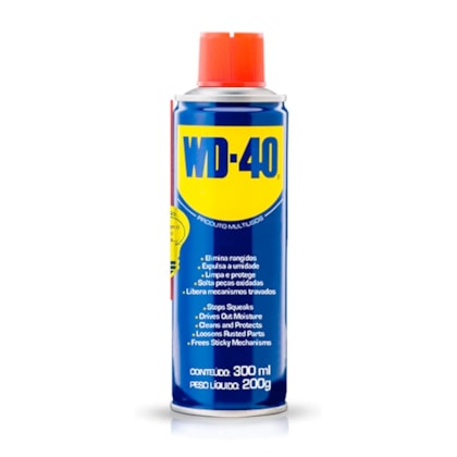 LUBRIFICANTE E DESENGRIPANTE WD-40 TRAD AEROSSOL 300ML