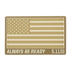 PATCH 5.11 USA FLAG ALWAYS BE READY