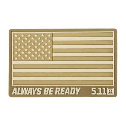 PATCH 5.11 USA FLAG ALWAYS BE READY