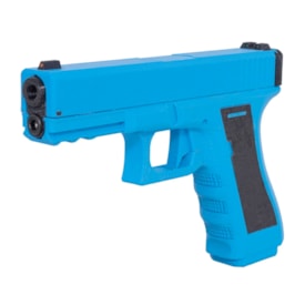 PISTOLA DE TREINO BLUE GUN PRO SHOCK OFC G17 AZUL