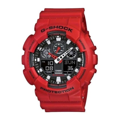 RELOGIO CASIO G-SHOCK ANADIGI GA-100B-4ADR_