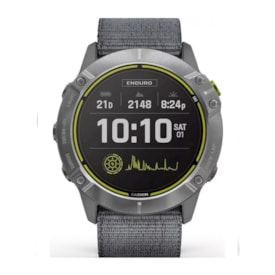 RELÓGIO GARMIN ENDURO PRATA PULSEIRA CINZA LOOP