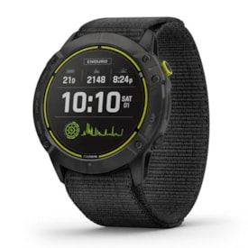 RELÓGIO GARMIN ENDURO PRETO PULSEIRA PRETA LOOP