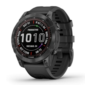 RELÓGIO GARMIN FENIX 7 SAFIRA SOLAR PRETO TITANIO
