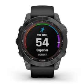RELÓGIO GARMIN FENIX 7 SAFIRA SOLAR PRETO TITANIO