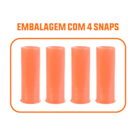 SNAPCAPS STG CAL 12 GAUGE ALUMINIO 4 UNIDADES